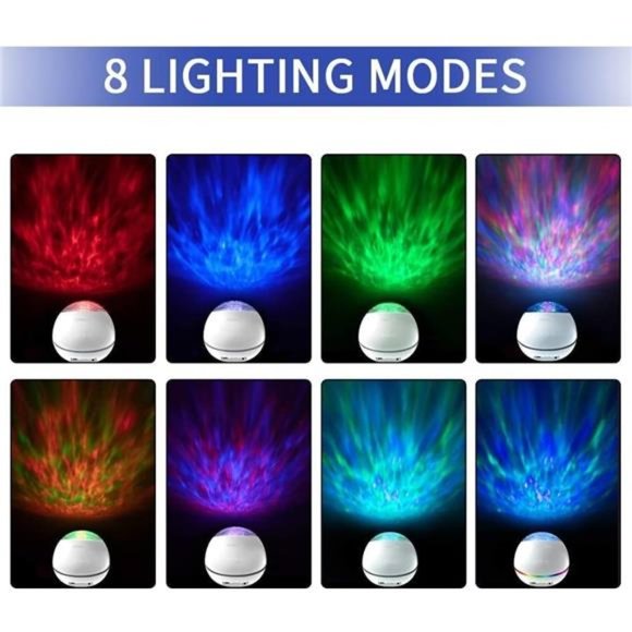 Galaxy Projector StarProjector Dynamic Ocean Wave Projector Lamp-LED Night Light - Picture 2 of 6